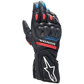 Alpinestars Honda SP-8 V3 Gloves, L, Black/Bright Red/Blue