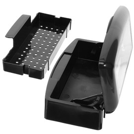 FRCOLOR Nail Tool Tray Box Smooth Nail Art Cleaning Case for Tweezers Nail Clippers