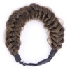Gledola Messy Synthetic Hair Braided Headband Classic Chunky Wide Braided