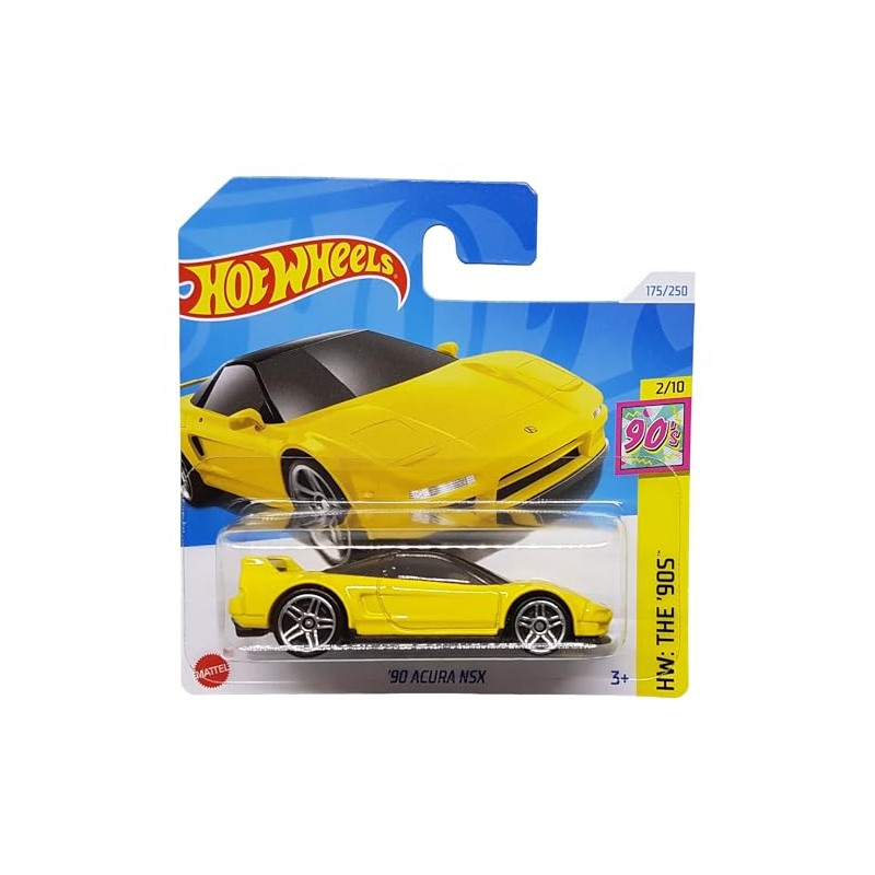 Hot Wheels '90 Acura NSX (Yellow), HW: The '90s 2/10