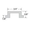 Peachtree Woodworking 32" ALUMINUM MITER T-BAR - PW1033