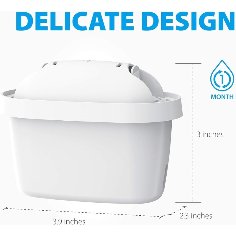 Waterdrop Water Filter, Replacement for Brita® Water Filter Jug, Brita®