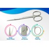 SMI Beard Scissors for Men Moustache Scissors Eyebrow Scissors Small
