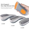 Height Increase Insoles, Heel Lift Pad, Shock Absorption Heel Cushion