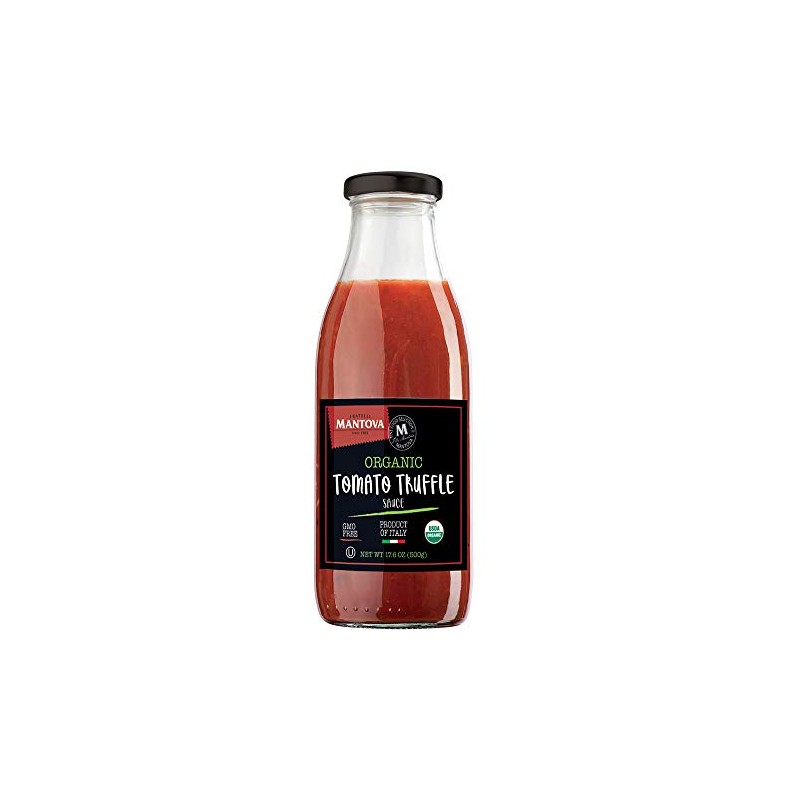 Mantova Artisanal Organic Italian Tomato Truffle Sauce 17.6 oz (Pack
