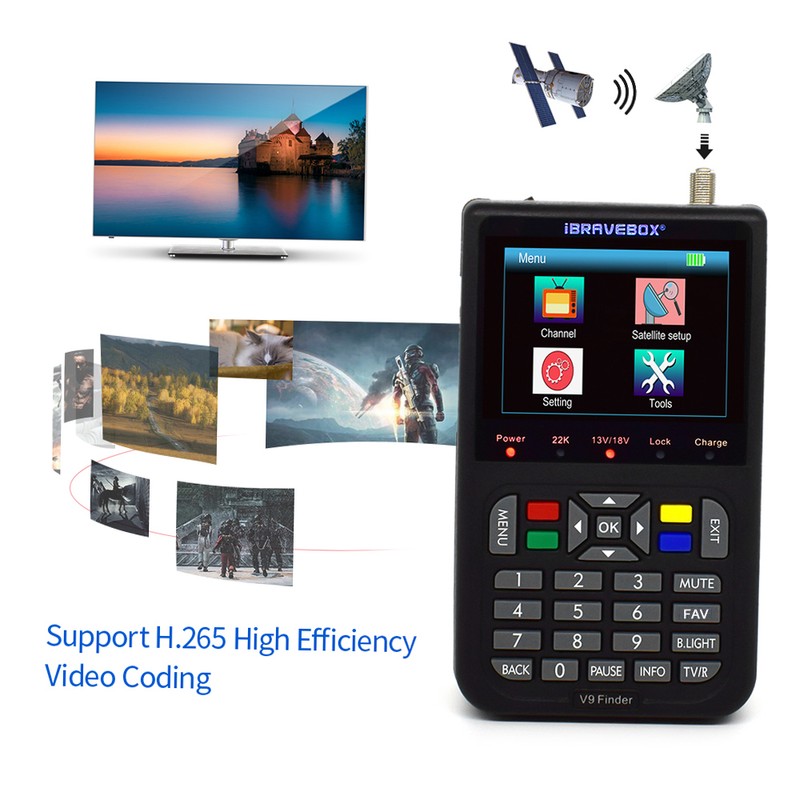 V9 Finder Digital Satellite Finder LCD Satellite Finder Digital Satellite