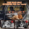 FAHKNS Dog Car Seat Cover with Hard Bottom-Detachable,Back Seat Extender