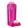 Vapur Solid Foldable Wide Mouth Water Bottle - 0.7L, Magenta