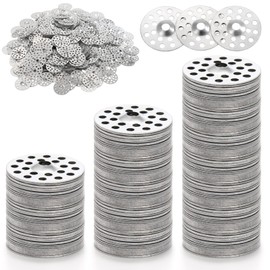 Peohud 600 Pcs 1 Inch Plaster Washers, Metal Washers for Screws, Plaster Repair Rings Profile Washer Flat Washers for Wall Ceiling Drywall Repair and Fix