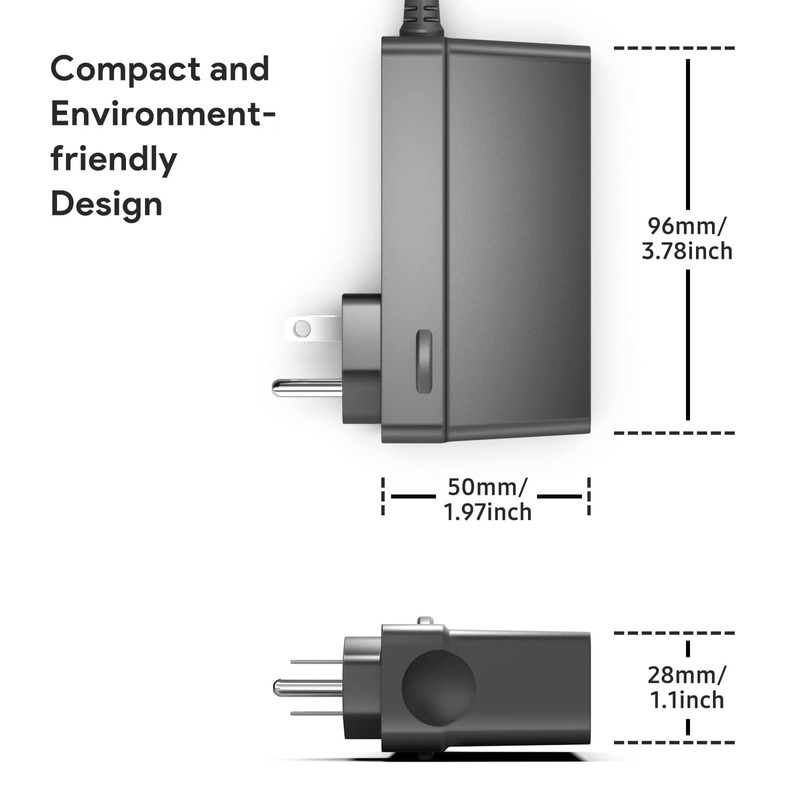 HKY 30V 60W AC Charger Compatible with Starlink Mini Satellite