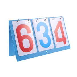 KOMBIUDA Competition Scoreboard Flipper Display Score Keeper for Tennis Basketball and Soccer Durable Easy to Clean Hangable Design for Outdoor Sports