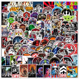 Star-war Stickers 50 Pieces for Laptop Bumper Water Bottles Computer Phone Protective Helmet Perfect for Teen Girls Boys Adults