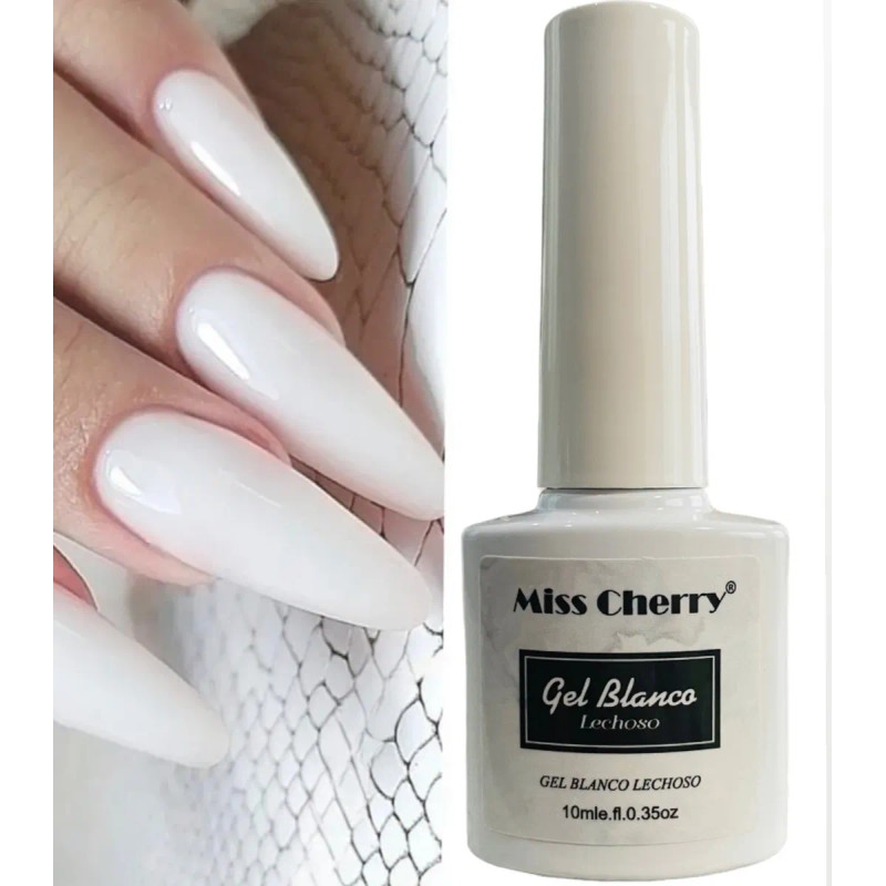 Gel Blanco Lechoso Milky Uv/led Semi Permanente 1 Pieza