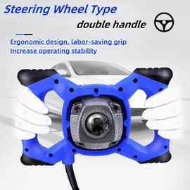 2600W Electric Portable Cement Mixer, Mixer Stirring Tool with M14 Threaded Rod,Handheld Concrete Mixer Paddle for Mixing Grout Paint Mortar Mud Plaster,6 Adjustable Speed Handheld Mixer Stirring