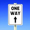 One Way Arrow Sign Street Metal Signs Road Wall Decor