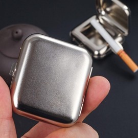 Portable Mini Ashtray Case Holder Frame