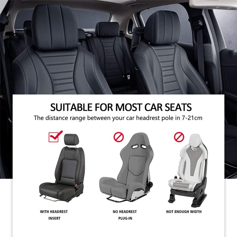 Hopeas Car Headrest for Children and Adults, Super Easy Assembly