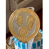 2 Year AA Founders Medallion Bi-Plate Sobriety Chip