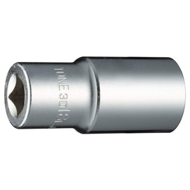Tone HP3D-18L Deep Socket (12 Square) Drive Angle 0.3 inch (9.5 mm) (3/8 mm), Double Side Width: 0.7 inches (18 mm)