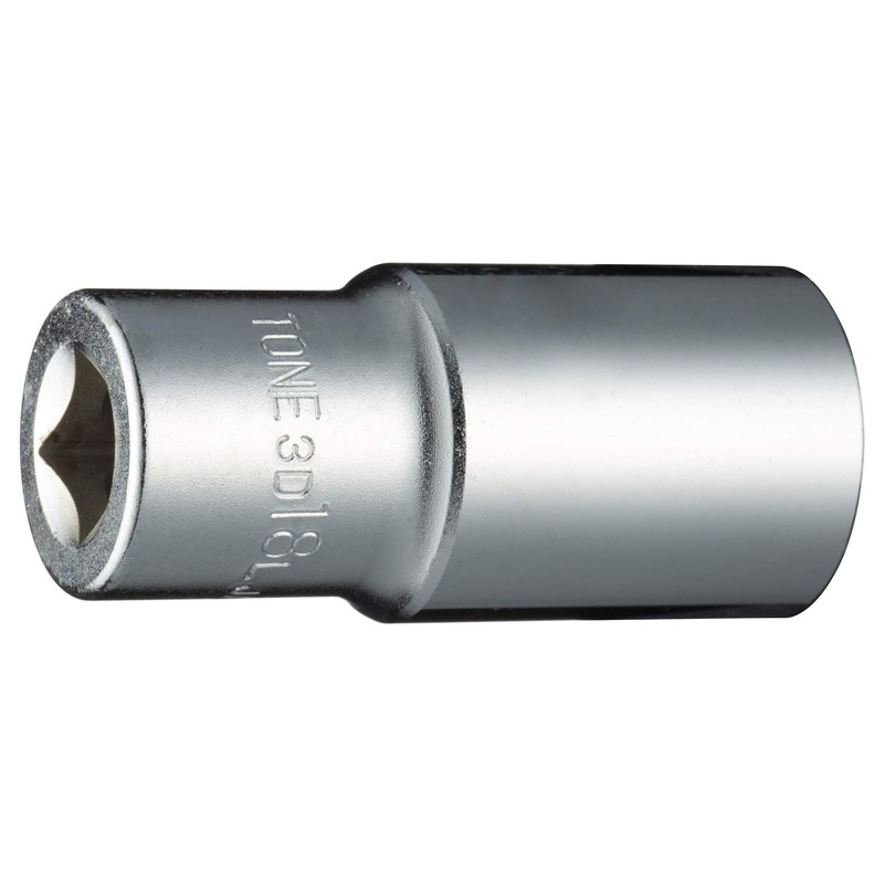 Tone HP3D-18L Deep Socket (12 Square) Drive Angle 0.3 inch