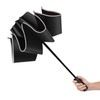 Yaneno Windproof Travel Reverse Folding Umbrella Compact Light Automatic Open