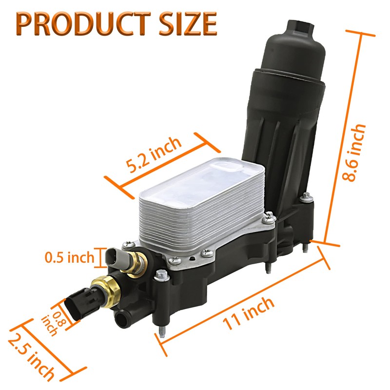 FOKES Engine Oil Cooler and Oil Filter Housing Adapter gaskets