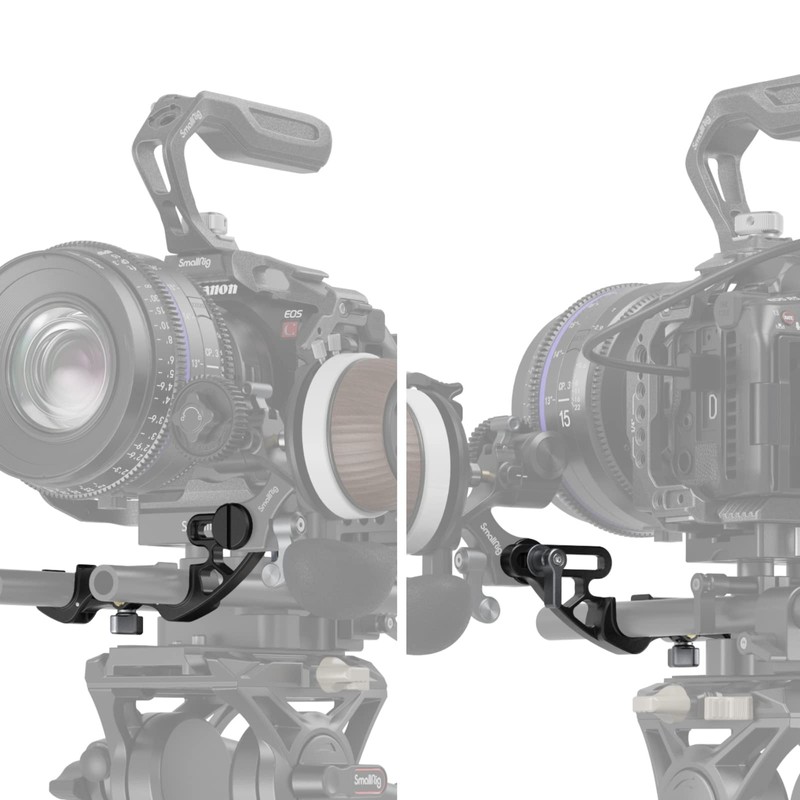 SMALLRIG 15mm Rod Clamp, Installed and Released from Upwards with