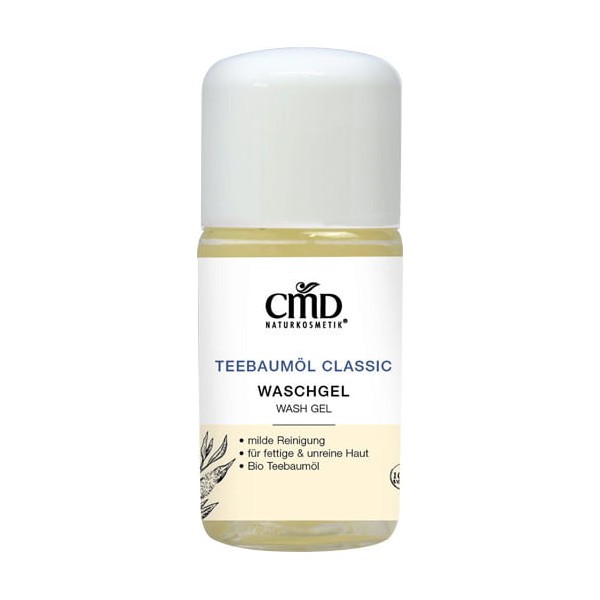 CMD Naturkosmetik Tea Tree Oil Facial Gel Cleanser, 30 ml