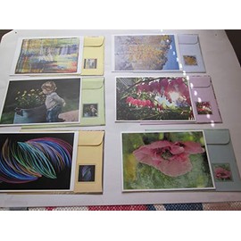 AAUW Notecards, Set of 12, in color w/matching envelopes, No message inside, Size 4 3/4" x 6 3/4"