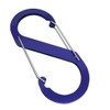 Aluminium S-Shaped Carabiner Hooks, 88mm x 40mm, Lightweight for Camping