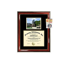 AllGiftFrames Franklin University Diploma Frame Graduation Degree Frame Matted Campus College Photo Graduation Certificate Plaque University Framing Graduate Gift Collegiate