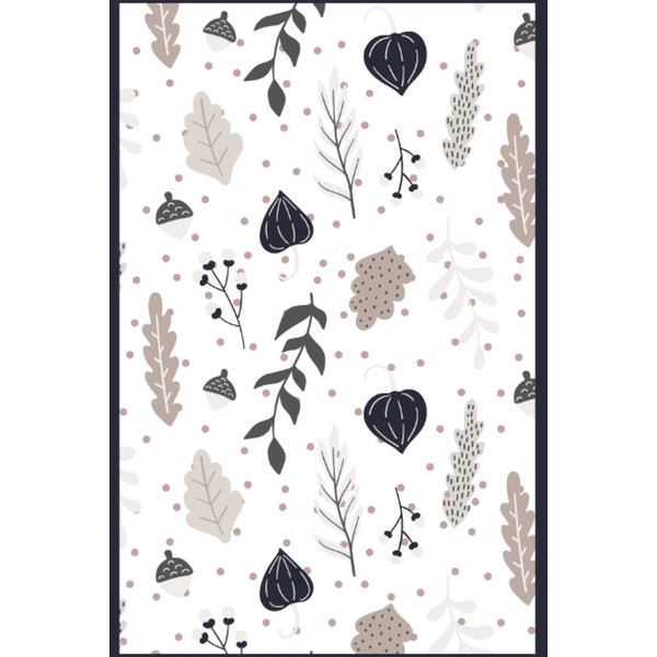 Notebook-Journal: Neutral Fall Notebook - Fall Theme - 150 -