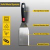 Professional Metal Spatula for Cast Iron Skillets and Flat Top