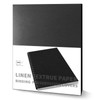 Binditek 25 Pack 13 Mil Slight Linen-Texture Paper Binding Presentation