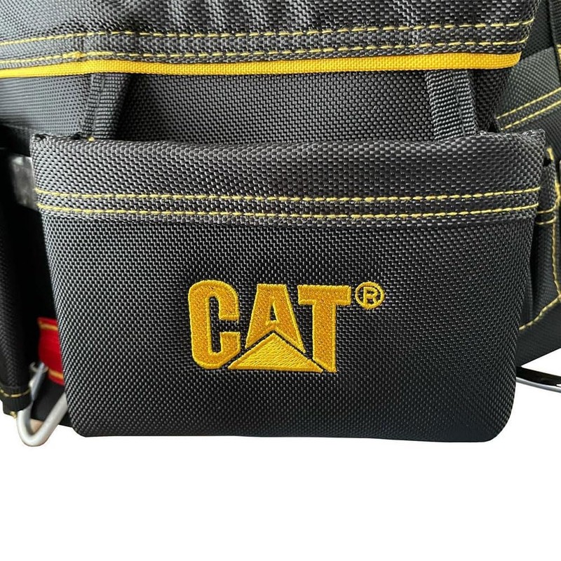 CAT Heavy Duty Black Polyester Belt Loop Hook Tool Bag