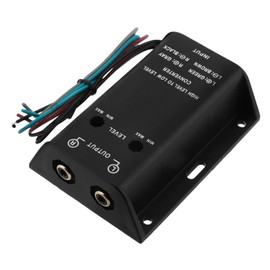 ULTECHNOVO Black Car Audio Converter High To Low Level Converter For Car Audio Systems Adapter And Speaker Adapter For Vehicle Amplifiers