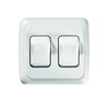 RV Designer S533, Contoured Wall Switch, Includes Base and Bezel,