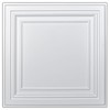 Art3d PVC Ceiling Tiles, 2'x2' Plastic Sheet in White (12-Pack)