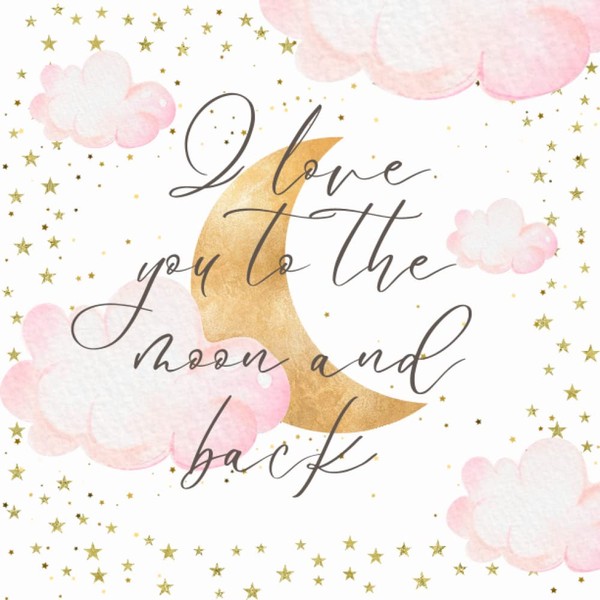 I Love You To The Moon And Back: Baby Shower