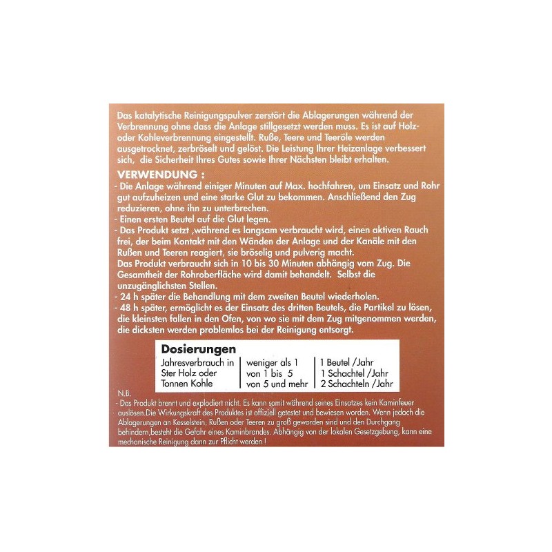 3 x Annual Cleaning Soot for Oven and Fireplace All