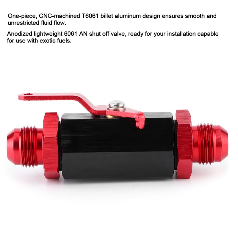 Y974 -10AN Shut Off Check Valve Aluminum Alloy Car Refitting