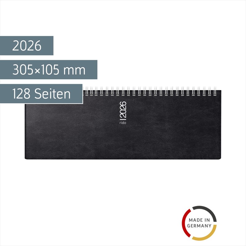 rido/idé Landscape Appointment Book Model Septant 2026 | 305 x