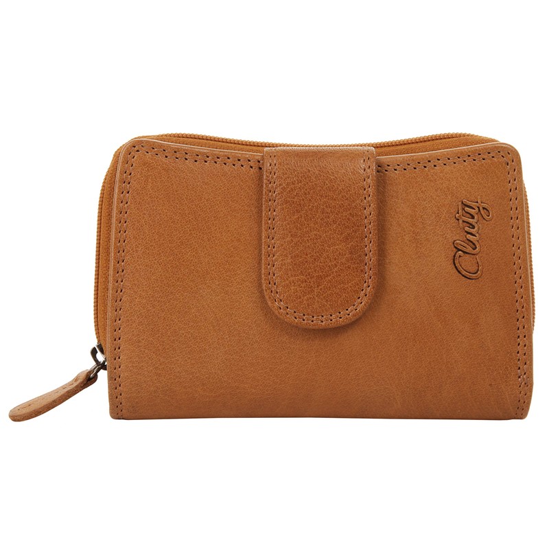 Cluty Genuine Leather Women's Wallet with RFID Protection, Wallet for