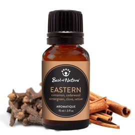 Best of Nature Eastern Essential Oil Blend – 100% Pure for Diffuser, Aromatherapy & Daily Rituals – Spicy, Exotic Aroma with Cinnamon, Cedarwood, Wintergreen, Clove & Vetiver