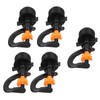 5PCS G1/2 Male Thread Rotating Sprinkler Head Misting Nozzle for