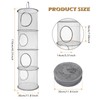 2Pcs Hanging Toy Storage Net, 4 Tier Hanging Storage Mesh,