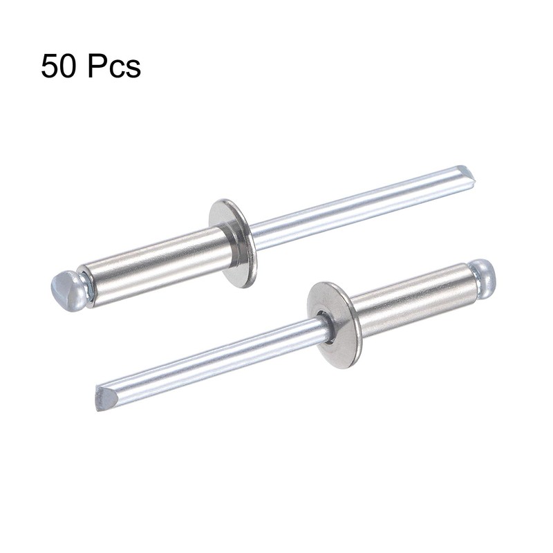 sourcing map Blind Rivets, 304 Stainless Steel Pull Rivets, Core