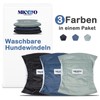 MICOOYO Washable Dog Nappies for Males, Absorbent Nappies for Dogs