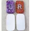 Radiology Glitter X-Ray Markers – Small Rectangle, Purple & Orange