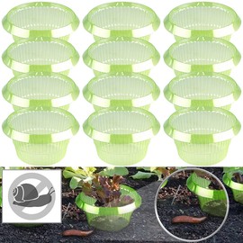 Royal Gardineer Snail Collar: Set of 12 Snail Protection Rings without Poison and Chemicals (Snail Fence, Snail Protection Rings, Snail Traps)